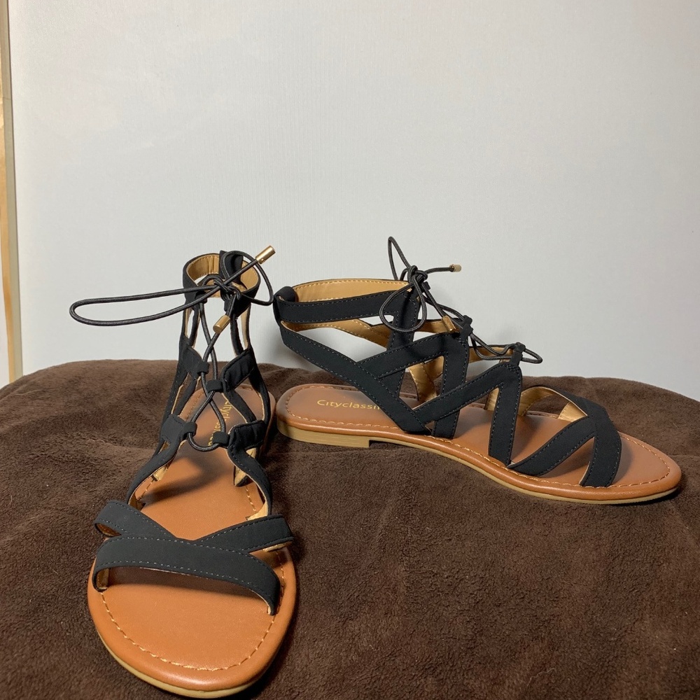 Black sandals